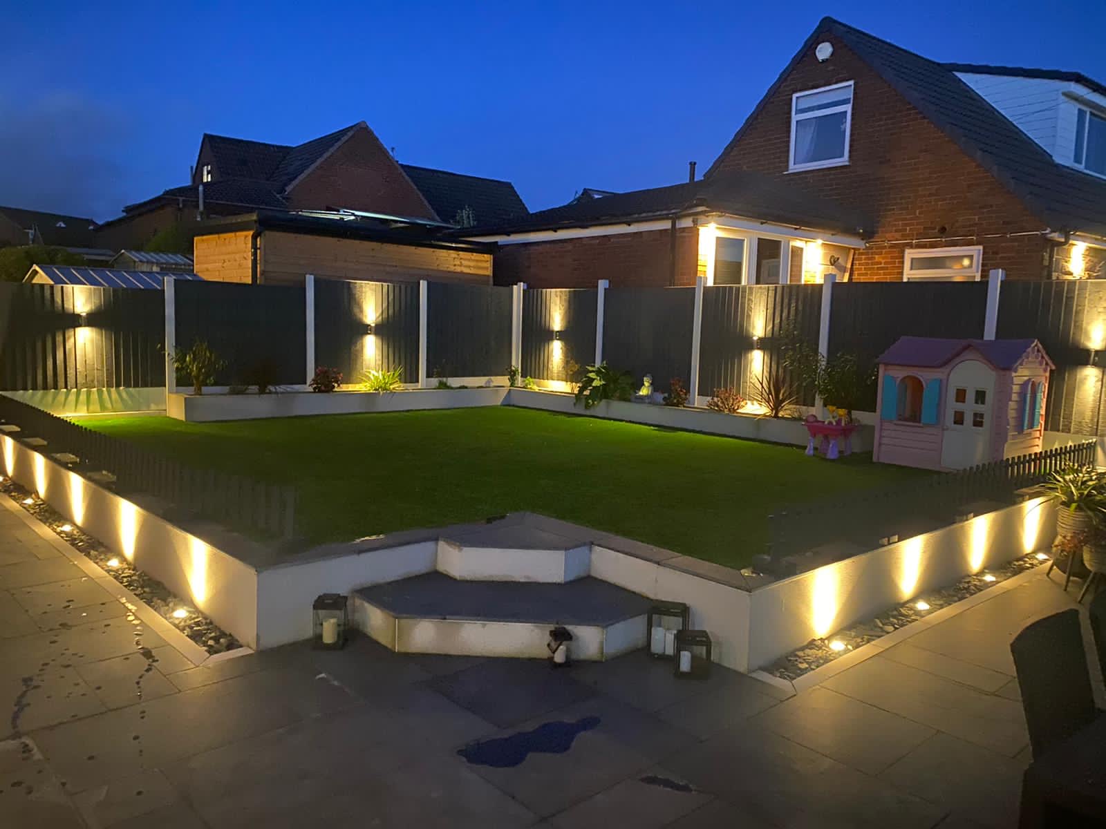 Garden Electrical Lighting Installation